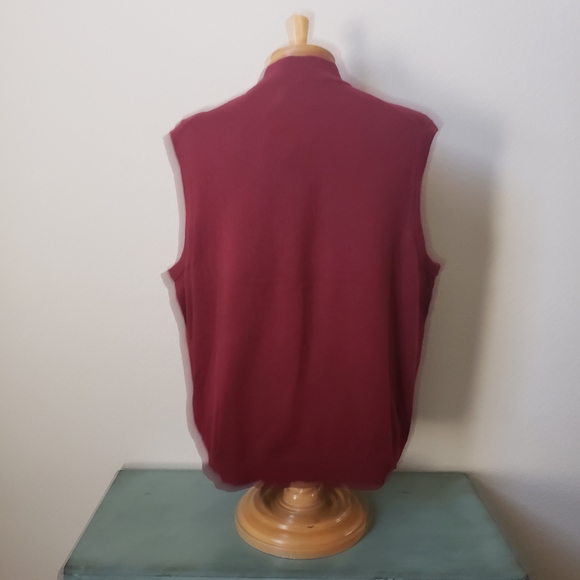 DANIEL CREMIEUX XL HALF-ZIP SWEATER VEST - Picture 4 of 4